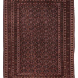 Kelimteppe - Orientalsk - 203 x 163 cm - mørk rød