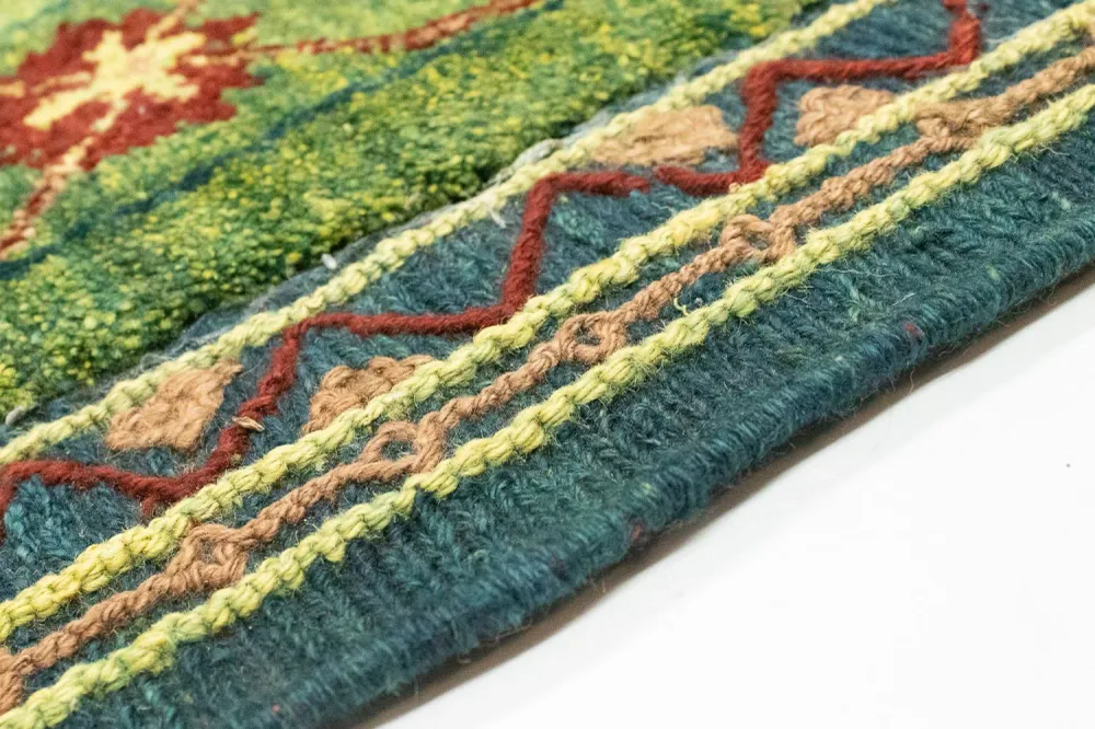 Kelimteppe - Orientalsk - 205 x 147 cm - grønn
