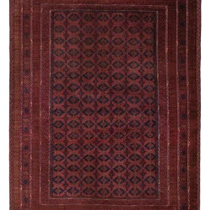 Kelimteppe - Orientalsk - 205 x 155 cm - mørk rød