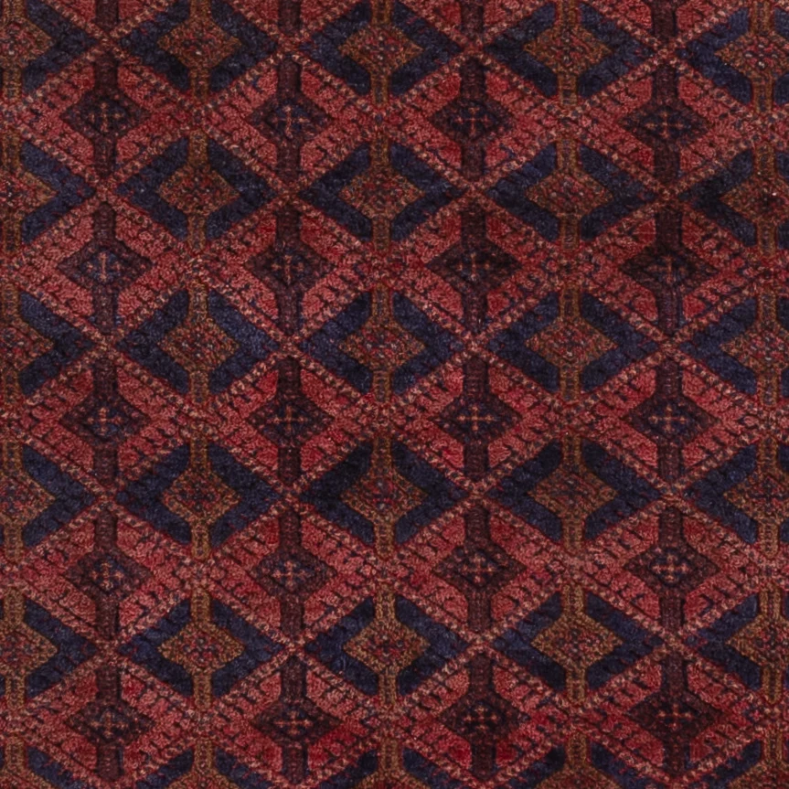 Kelimteppe - Orientalsk - 205 x 155 cm - mørk rød