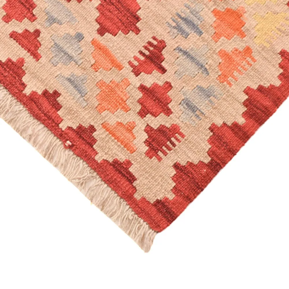 Kelimteppe - Orientalsk - 205 x 156 cm - flerfarget