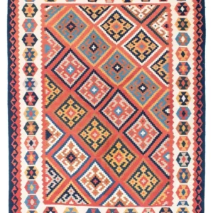 Kelimteppe - Orientalsk - 206 x 156 cm - rust