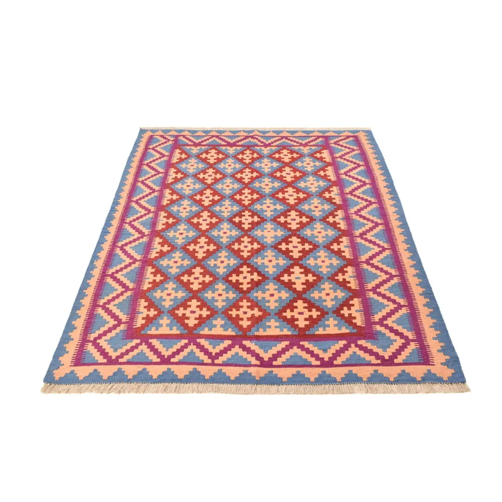 Kelimteppe - Orientalsk - 208 x 150 cm - flerfarget