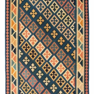 Kelimteppe - Orientalsk - 208 x 154 cm - flerfarget