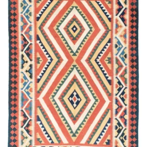 Kelimteppe - Orientalsk - 212 x 146 cm - rust