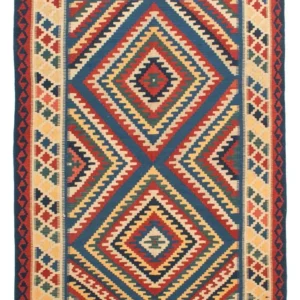 Kelimteppe - Orientalsk - 217 x 153 cm - flerfarget