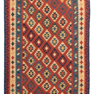 Kelimteppe - Orientalsk - 221 x 152 cm - flerfarget
