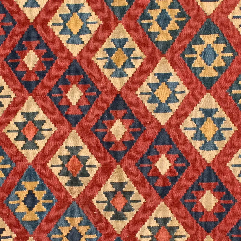 Kelimteppe - Orientalsk - 221 x 152 cm - flerfarget