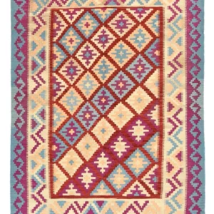 Kelimteppe - Orientalsk - 231 x 172 cm - flerfarget