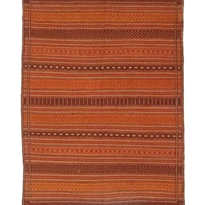 Kelimteppe - Orientalsk - 232 x 173 cm - oransje