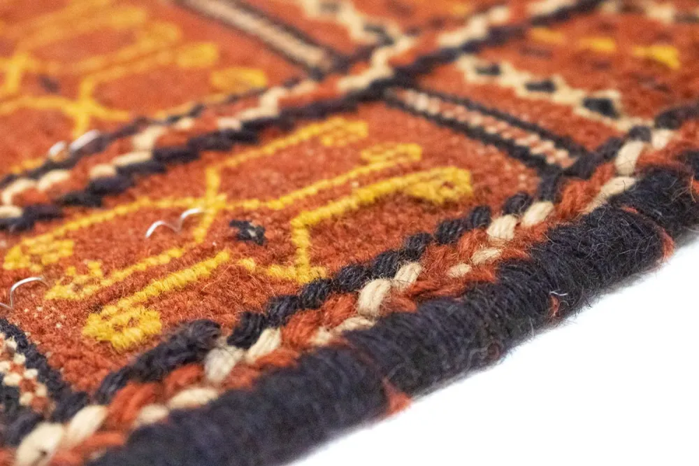 Kelimteppe - Orientalsk - 232 x 173 cm - oransje