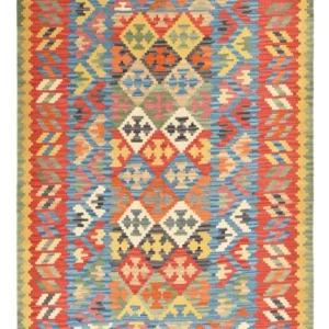 Kelimteppe - Orientalsk - 235 x 172 cm - flerfarget