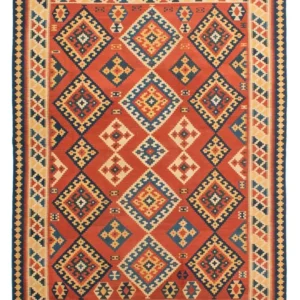 Kelimteppe - Orientalsk - 238 x 200 cm - flerfarget