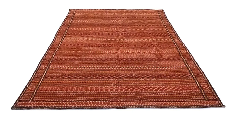 Kelimteppe - Orientalsk - 242 x 166 cm - brun