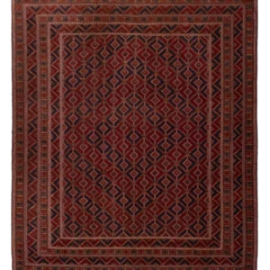 Kelimteppe - Orientalsk - 242 x 214 cm - rød