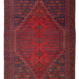 Kelimteppe - Orientalsk - 244 x 161 cm - rød