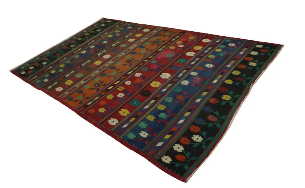 Kelimteppe - Orientalsk - 244 x 174 cm - flerfarget