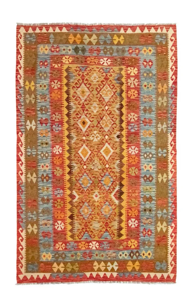 Kelimteppe - Orientalsk - 252 x 162 cm - gull