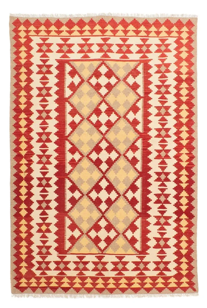 Kelimteppe - Orientalsk - 253 x 167 cm - flerfarget
