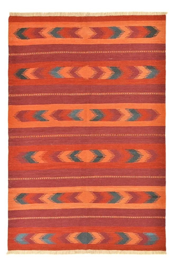 Kelimteppe - Orientalsk - 253 x 174 cm - flerfarget