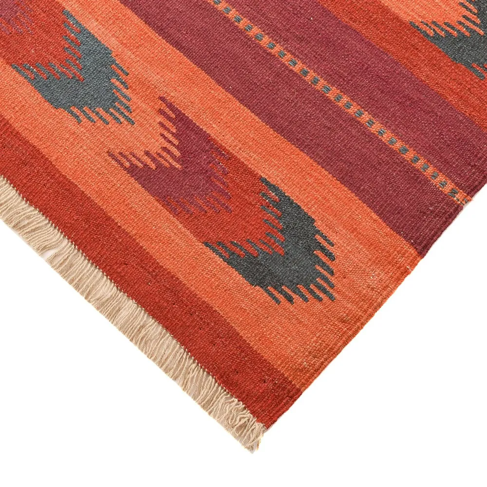 Kelimteppe - Orientalsk - 253 x 174 cm - flerfarget