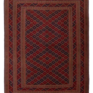 Kelimteppe - Orientalsk - 265 x 212 cm - rød
