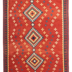 Kelimteppe - Orientalsk - 271 x 215 cm - rød