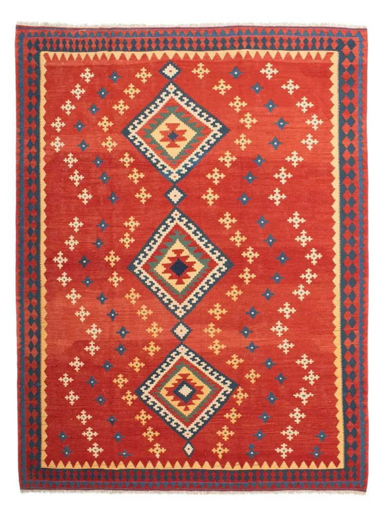 Kelimteppe - Orientalsk - 271 x 215 cm - rød
