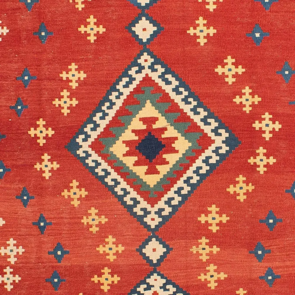 Kelimteppe - Orientalsk - 271 x 215 cm - rød