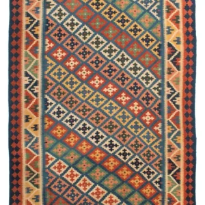 Kelimteppe - Orientalsk - 273 x 191 cm - flerfarget