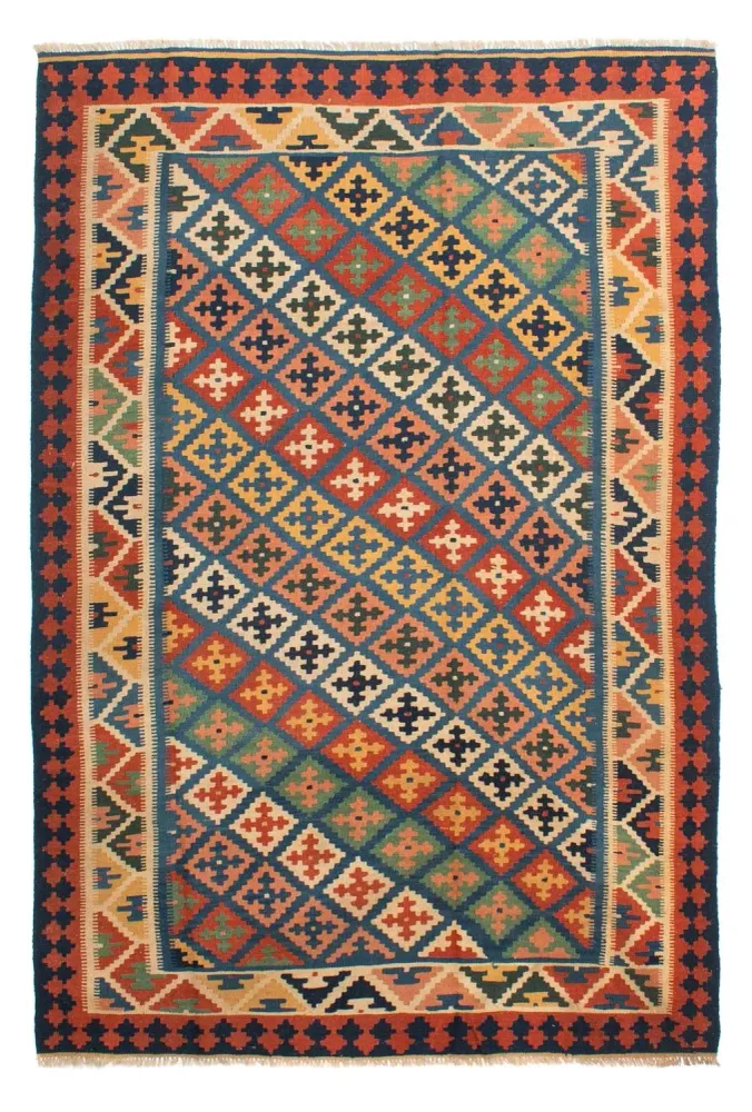 Kelimteppe - Orientalsk - 273 x 191 cm - flerfarget