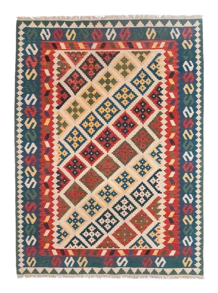 Kelimteppe - Orientalsk - 290 x 203 cm - flerfarget