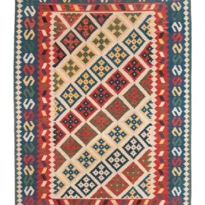 Kelimteppe - Orientalsk - 290 x 203 cm - flerfarget