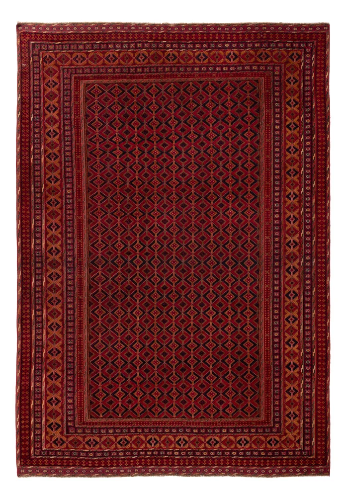 Kelimteppe - Orientalsk - 291 x 201 cm - rød