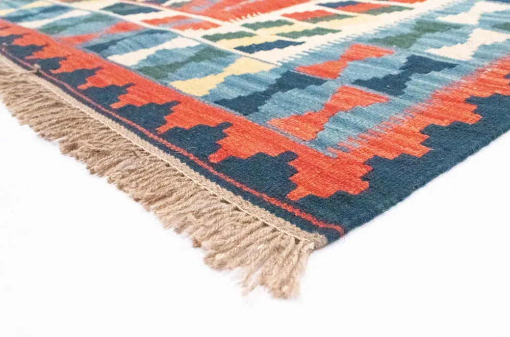 Kelimteppe - Orientalsk - 293 x 205 cm - oransje