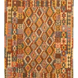 Kelimteppe - Orientalsk - 298 x 198 cm - brun