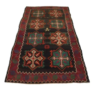 Kelimteppe - Orientalsk - 303 x 158 cm - blå