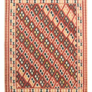 Kelimteppe - Orientalsk - 313 x 260 cm - flerfarget