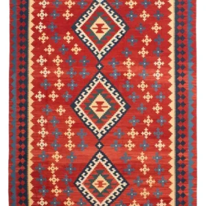 Kelimteppe - Orientalsk - 314 x 204 cm - rød