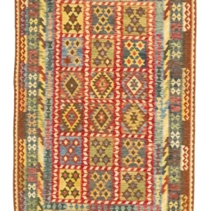 Kelimteppe - Orientalsk - 314 x 208 cm - flerfarget