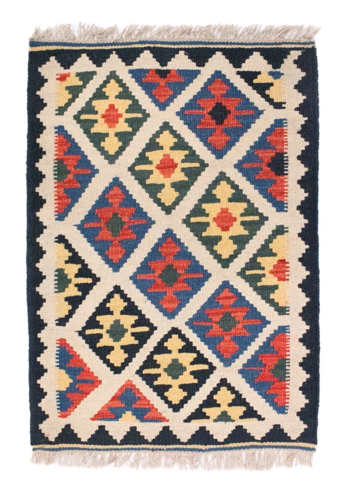 Kelimteppe - Orientalsk - 88 x 63 cm - beige