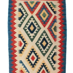 Kelimteppe - Orientalsk - 88 x 61 cm - beige