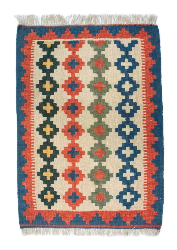 Kelimteppe - Orientalsk - 87 x 60 cm - beige