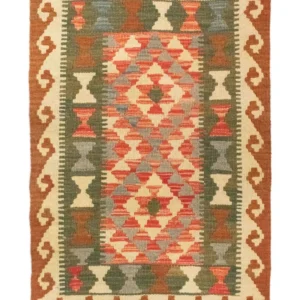 Kelimteppe - Orientalsk - 90 x 60 cm - brun