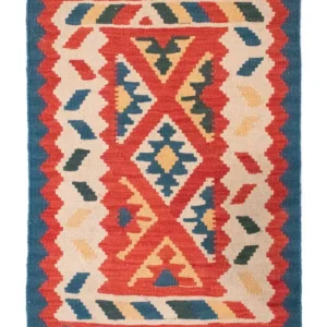 Kelimteppe - Orientalsk - 95 x 64 cm - flerfarget