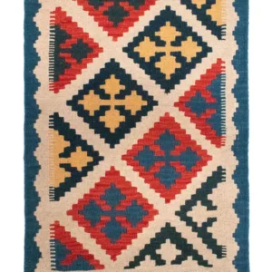 Kelimteppe - Orientalsk - 90 x 60 cm - flerfarget