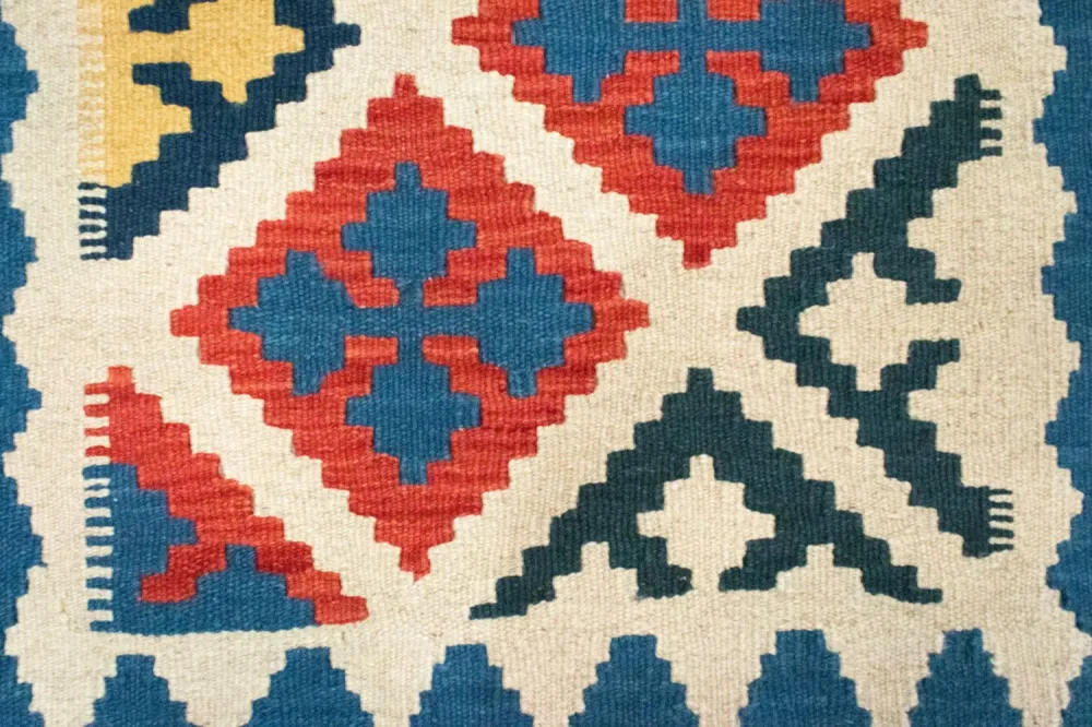 Kelimteppe - Orientalsk - 90 x 60 cm - flerfarget