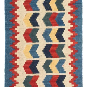 Kelimteppe - Orientalsk - 60 x 40 cm - flerfarget