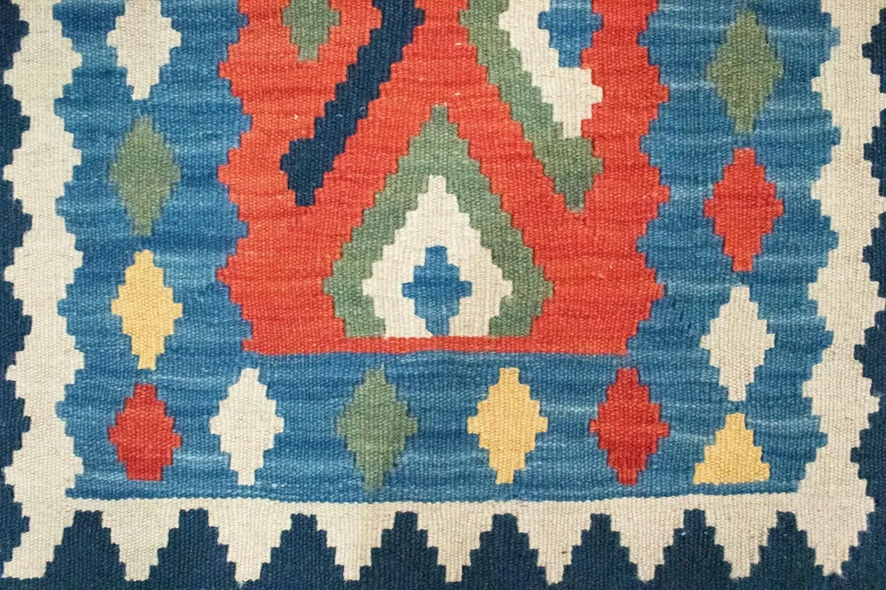 Kelimteppe - Orientalsk - 96 x 63 cm - flerfarget