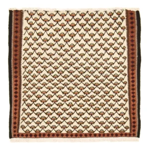 Kelimteppe - Orientalsk - 88 x 85 cm - krem